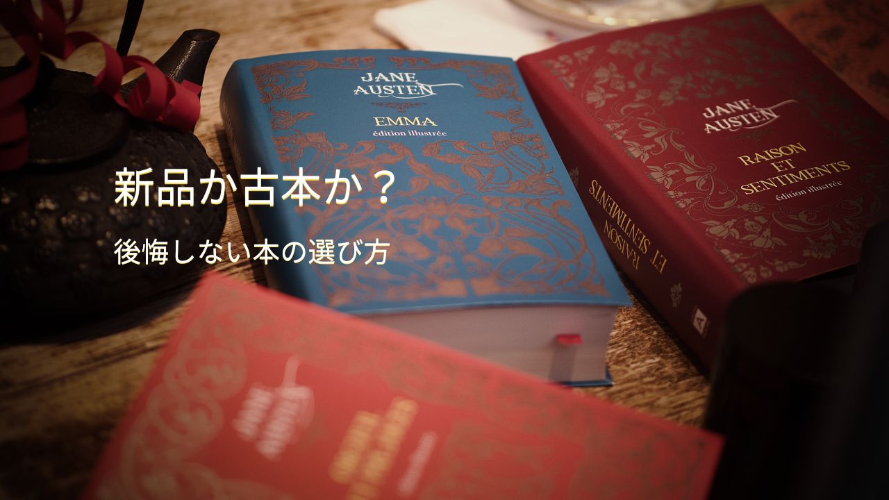 本を買うなら新刊か古本か？メリット・デメリットと後悔しない選び方