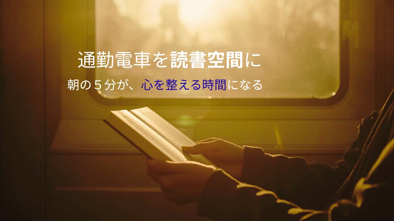 通勤電車を読書空間に！文庫本おすすめ5選｜社会人向け通勤読書で読みやすい本